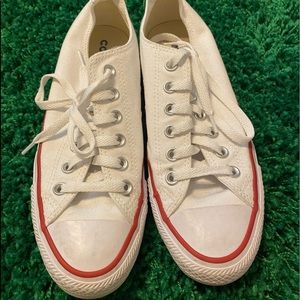White converse size 7.5 women’s used